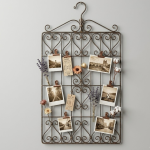 Vintage Metal Wire Hanging Photo Organizer Livelyhomez