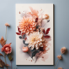 Elegant Pastel Floral Canvas Wall Art