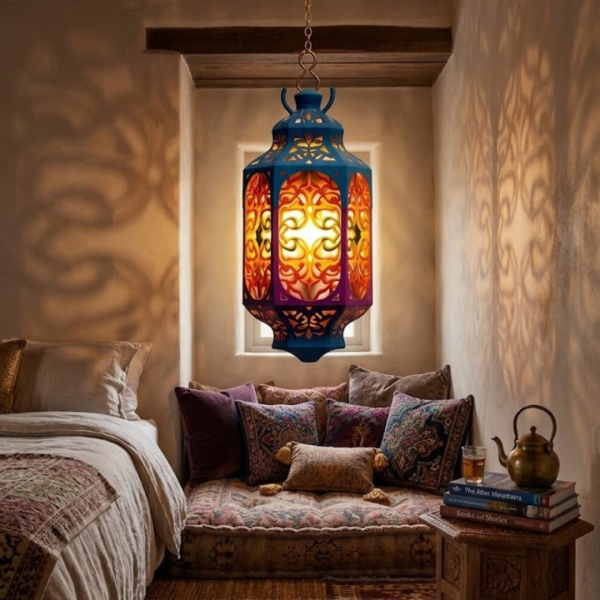 Exotic Moroccan Hanging Lantern Lamp livelyhomez